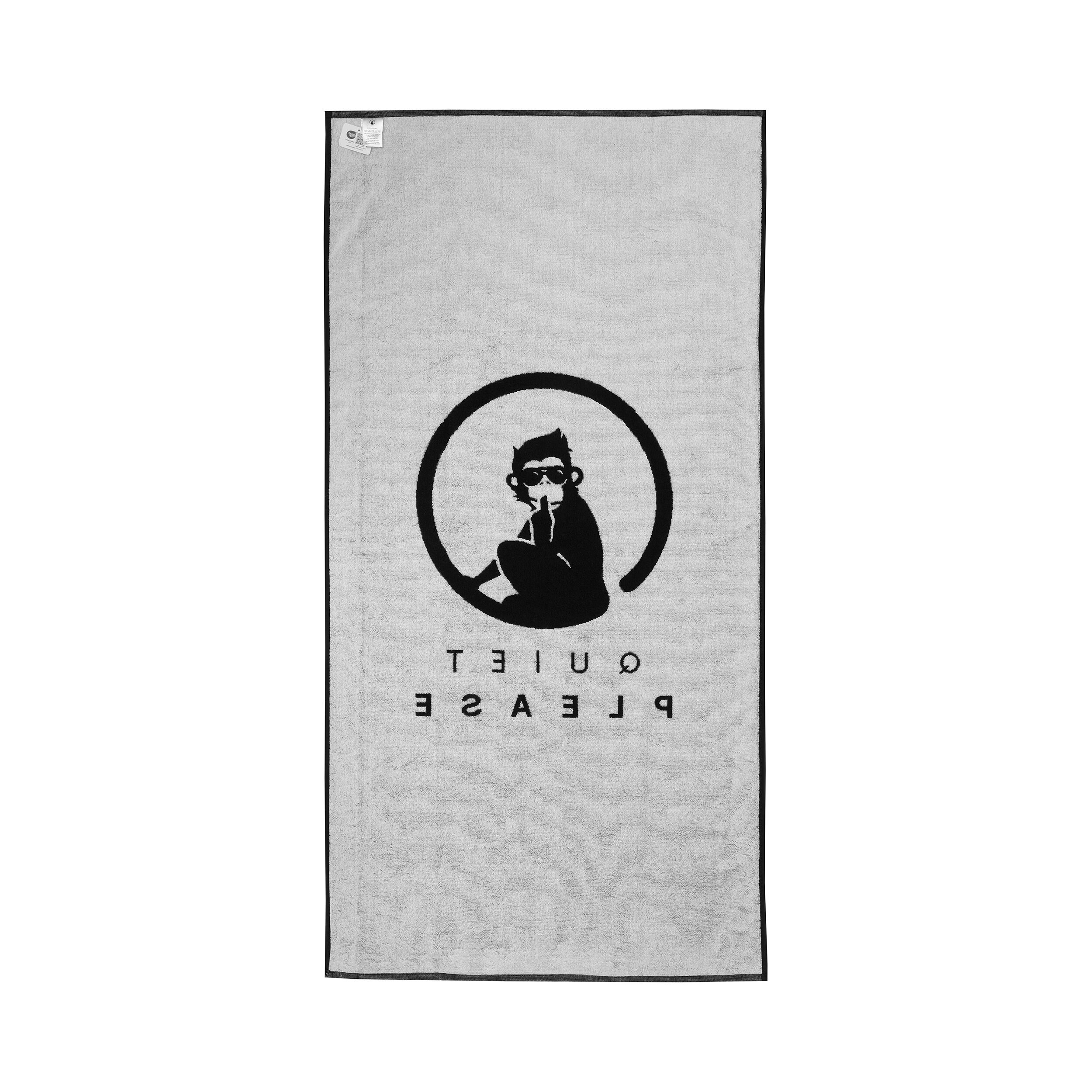Quiet Please Performance 50x100cm Serviette - Noir , Blanc