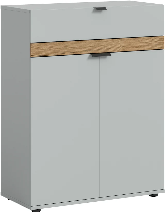 INOSIGN Garderobenschrank 1 Stk. tlg. Oran, Schuhkommode, Schublade, Evoke Oak NB, 3 Fächer