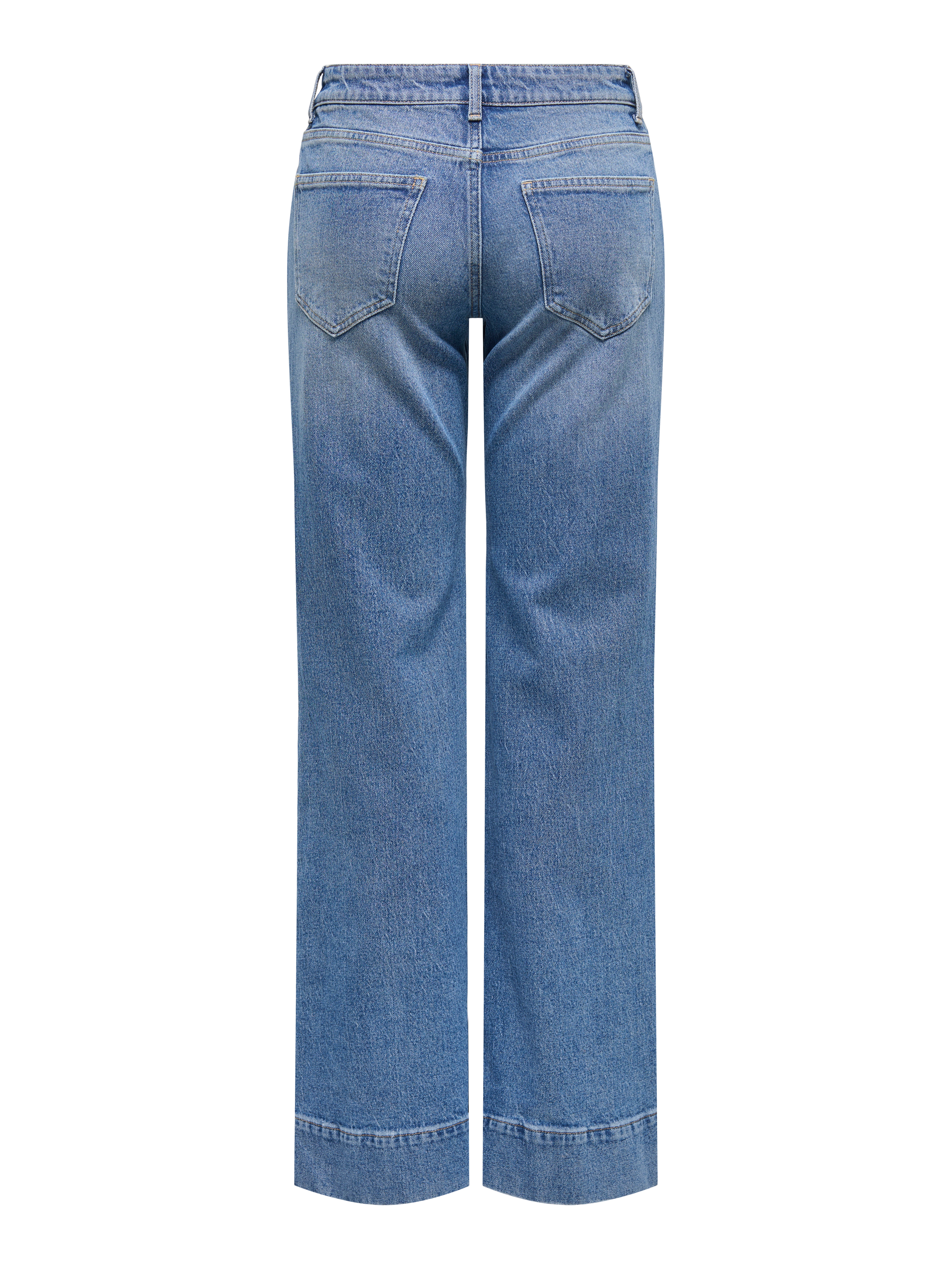 ONLRUELLE Mittlere Taille Ausgestellt Jeans Medium Blue Denim