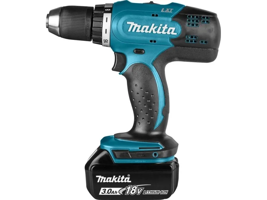 Makita DDF453RFE - Bor/driver - ledningfri - 2-hastigheders - nøgleløs borepatron 13 mm - 42 N·m - 2 batterier - 18 V