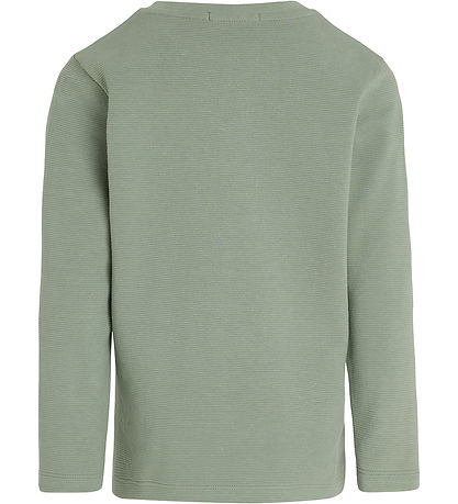 Calvin Klein Bluse - Ottoman Mono - Meteor Green
