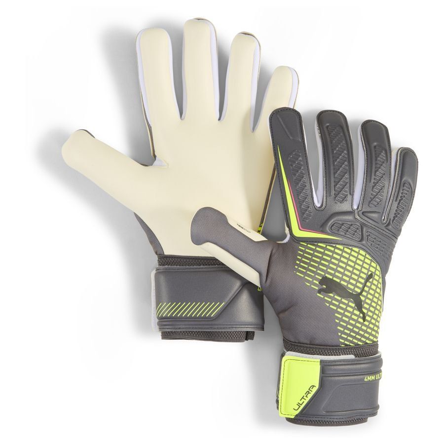 PUMA Gants de Gardien Ultra Pro NC Audacity - Matte Aged Silver/Jaune