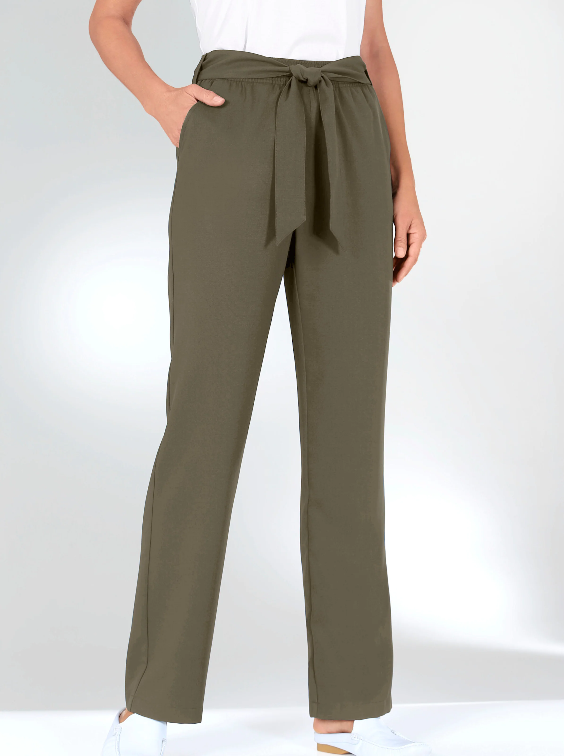 Palazzohose in khaki