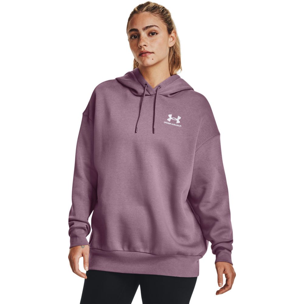 Under Armour ESSENTIAL FLC OS - Sweat Femme violet