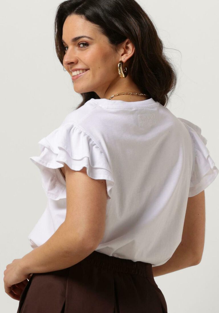SILVIAN HEACH witte silvian heach top gpp24464ts