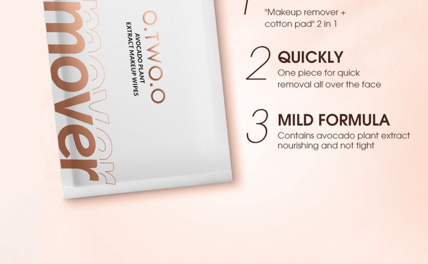 O.TWO.O - Avocado Make-up Remover Doekje