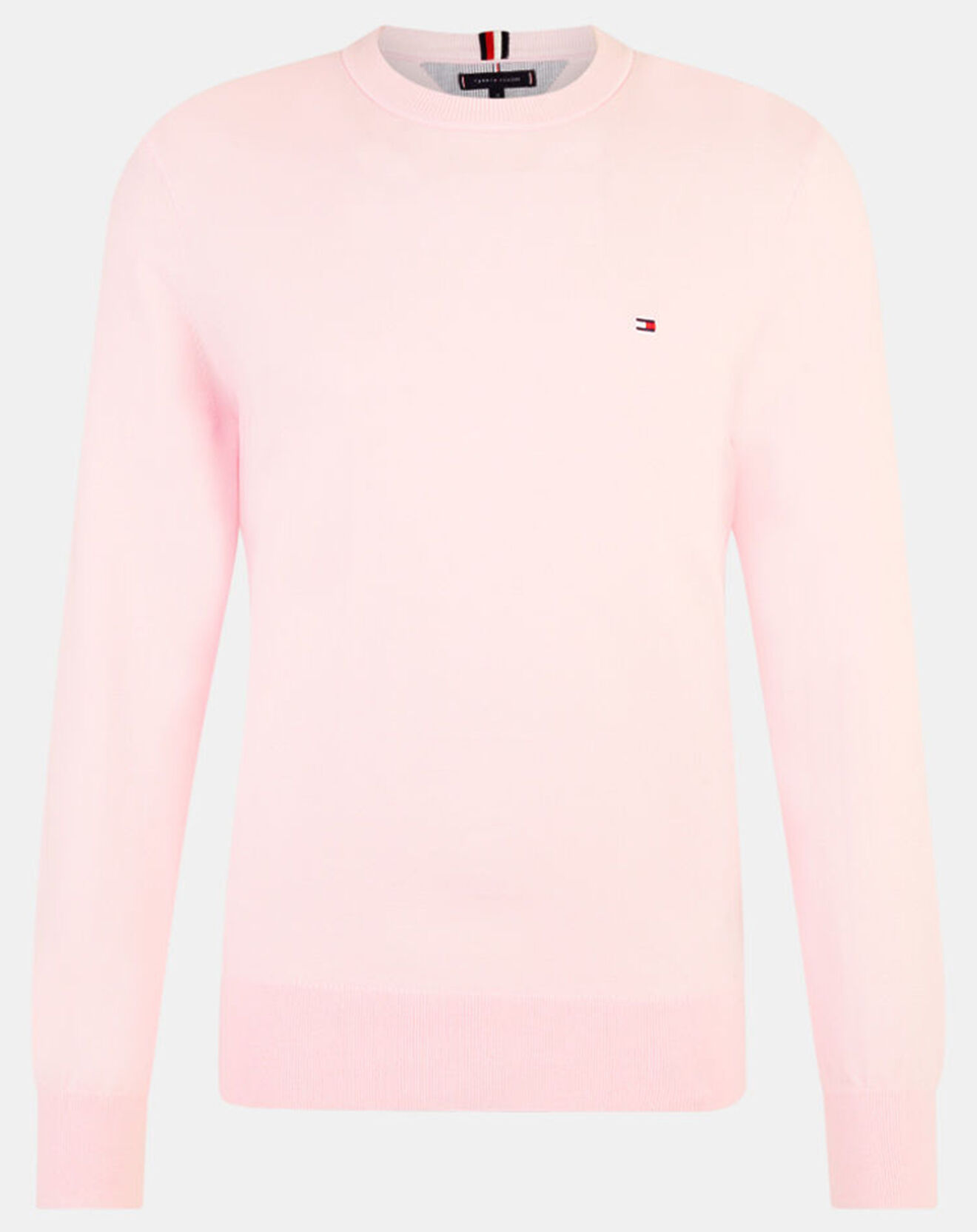 Tommy Hilfiger Pull 1985 col rond rose clair