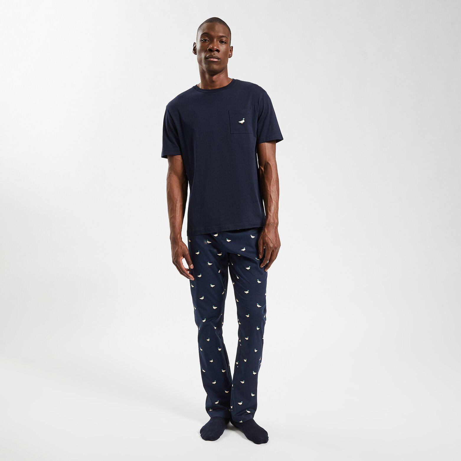 Pantalon de pyjama fantaisie Bleu foncé