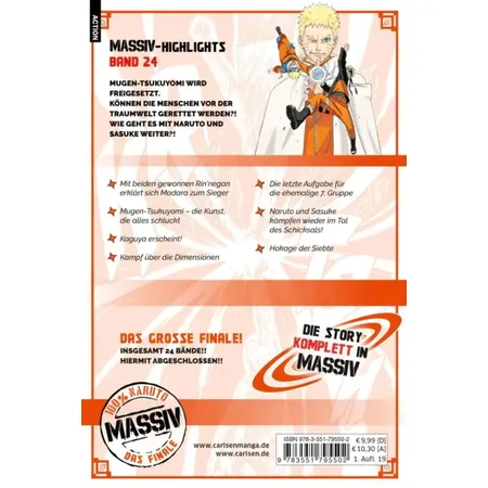 Carlsen Verlag NARUTO Massiv 24 von Masashi Kishimoto