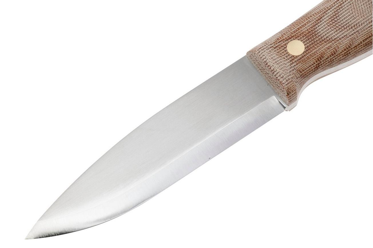 Casstrom Lars Falt Knife 11850 Natural Canvas Micarta, bushcraftmes