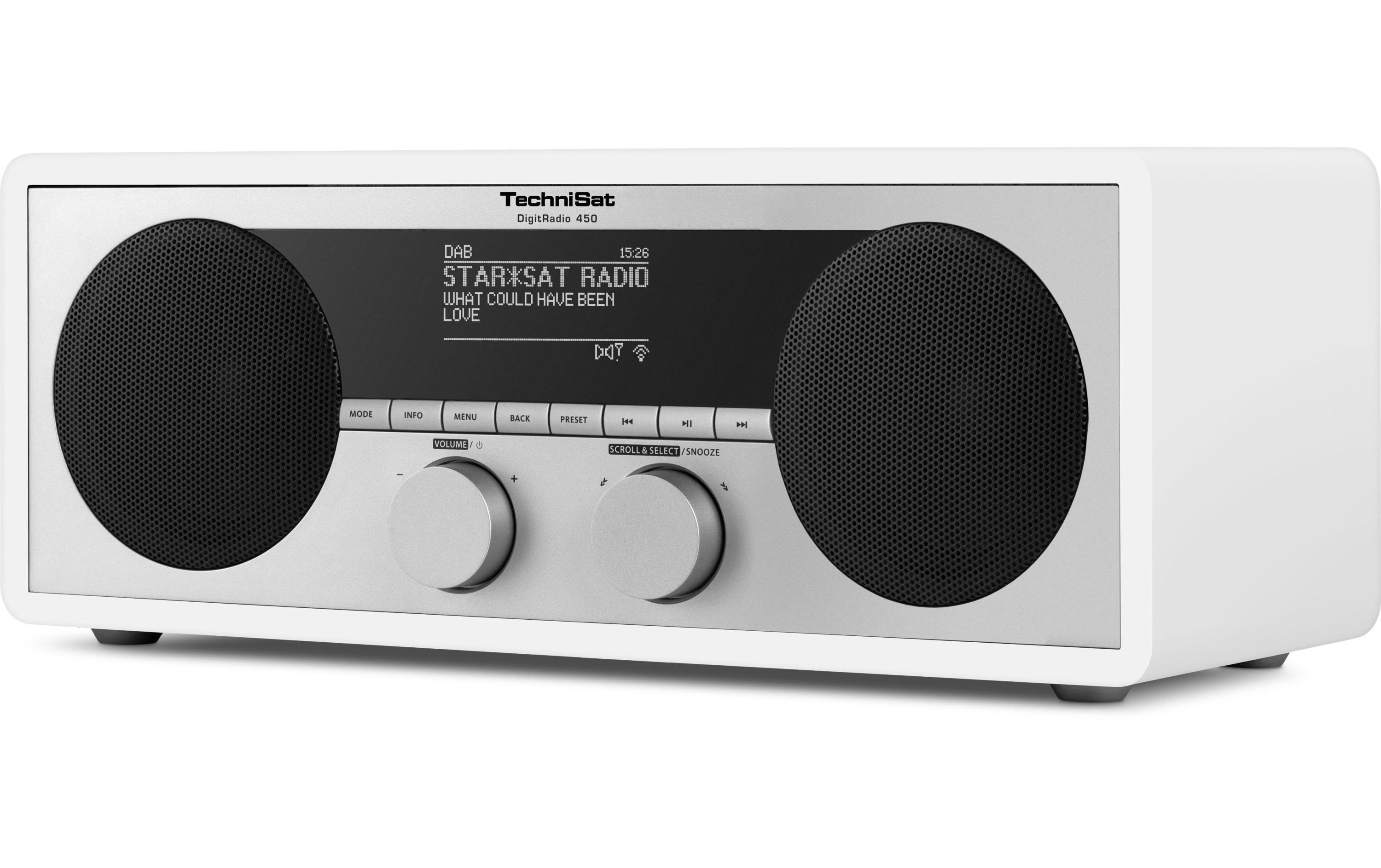 DigitRadio 450 Weiss<br>DAB+ und Internet-Radio mit Bluetooth