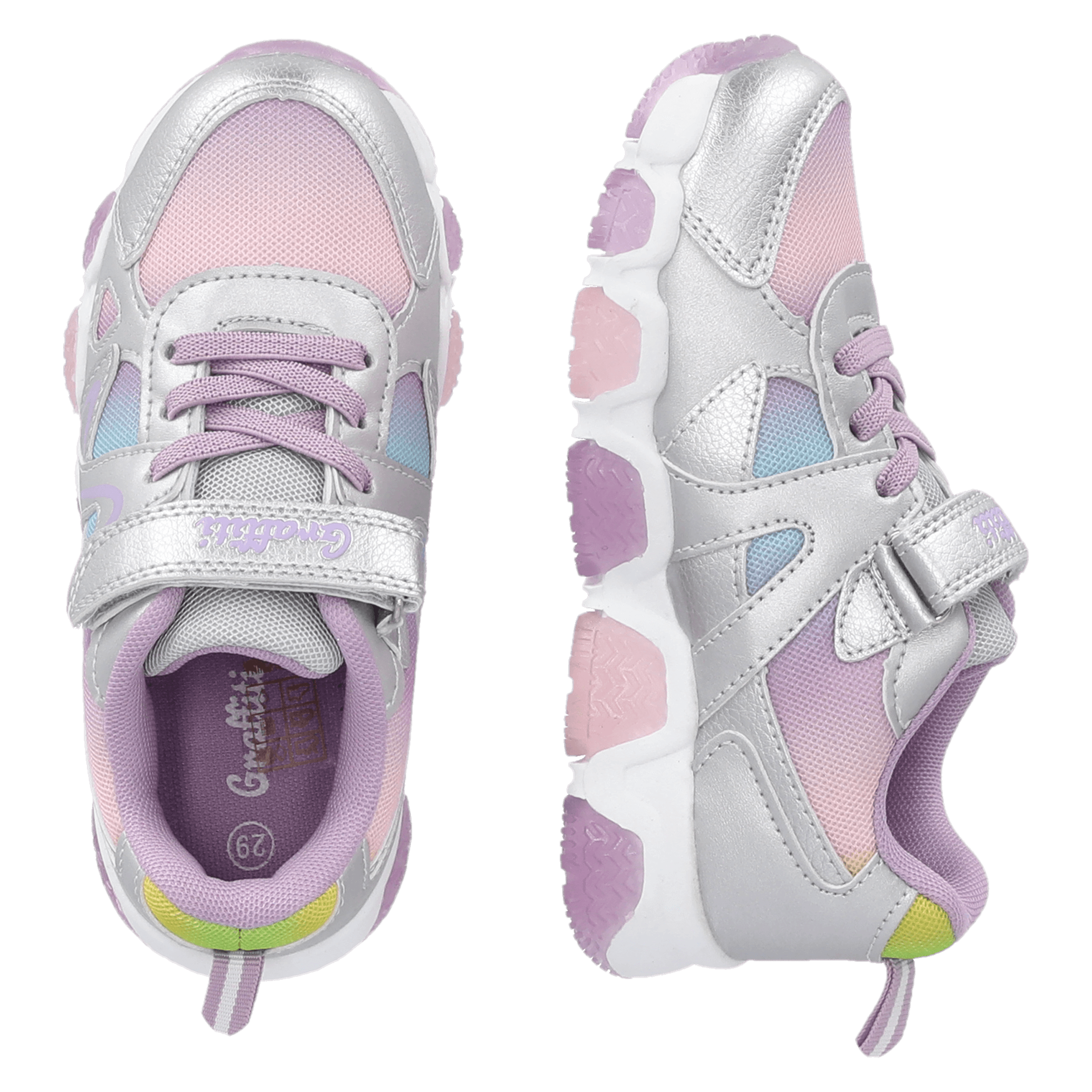 Graffiti Rupene Kids Shoe W/lights (24-35) - Fritids og motesko