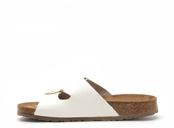 Yokono mules et sabots plats femme granada 700 blanc