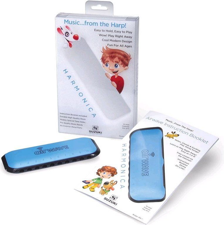 Suzuki - Airwave - Mondharmonica - Blauw - Kindvriendelijk
