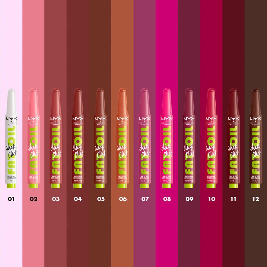 NYX Professional Makeup Fat Oil Slick Click Lip Balm No Filter Needed 03 2g