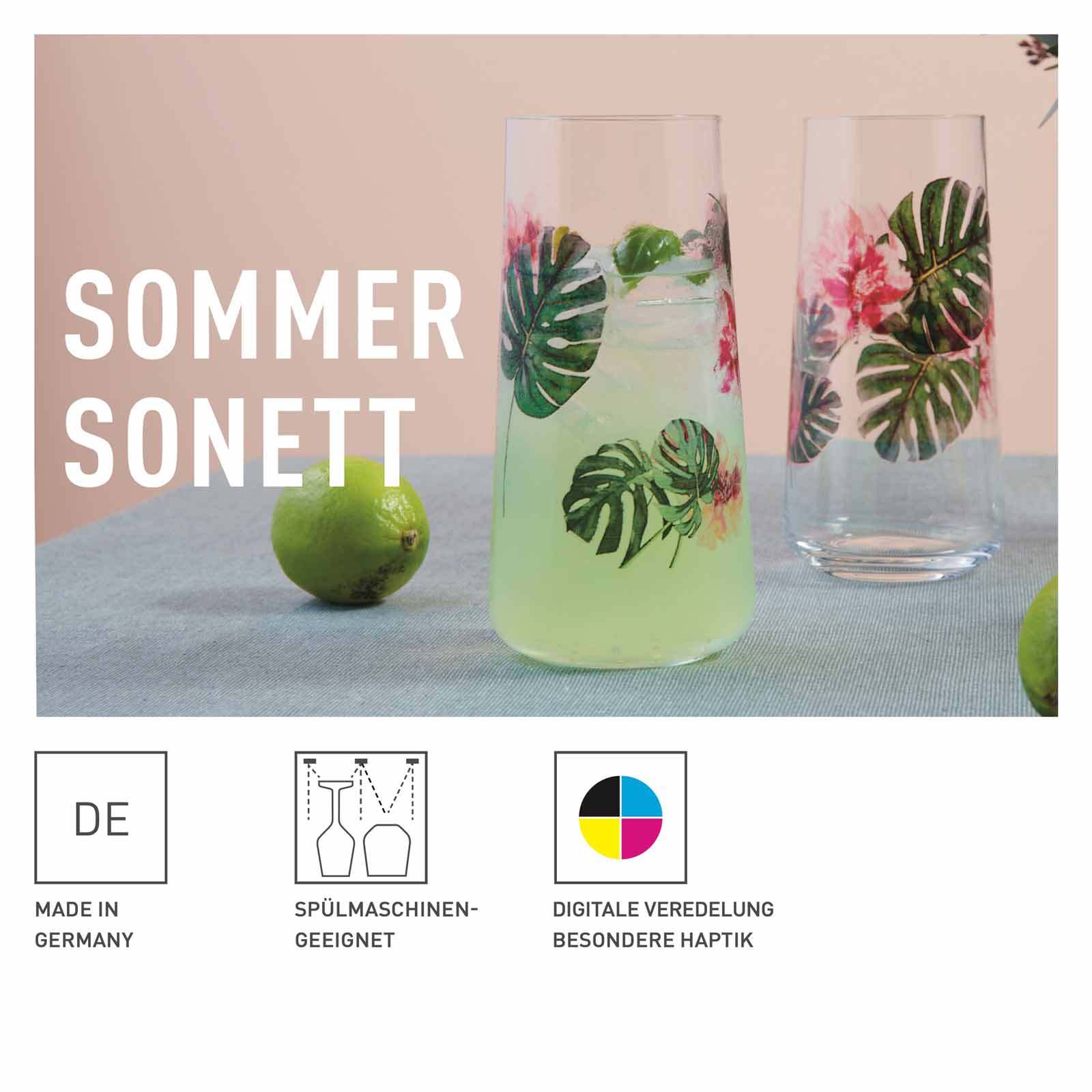 Ritzenhoff Universalglas Sommersonett 614 ml 2er Set