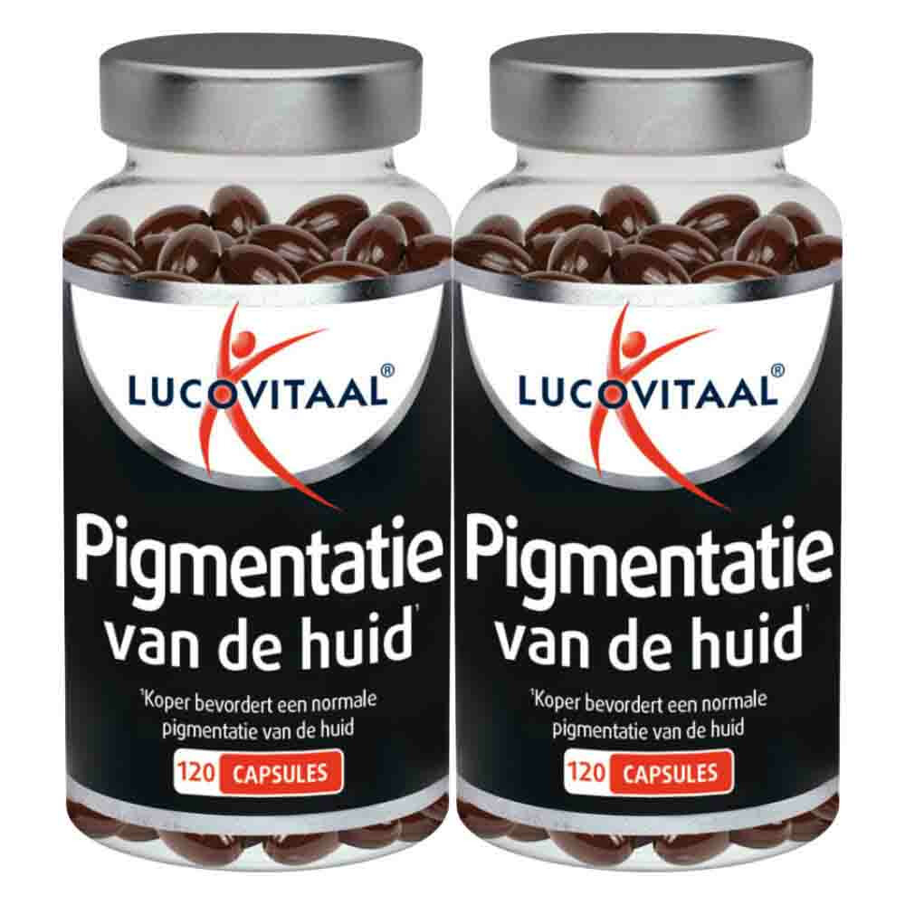 2x Lucovitaal Pigmentatie van de Huid 120 capsules
