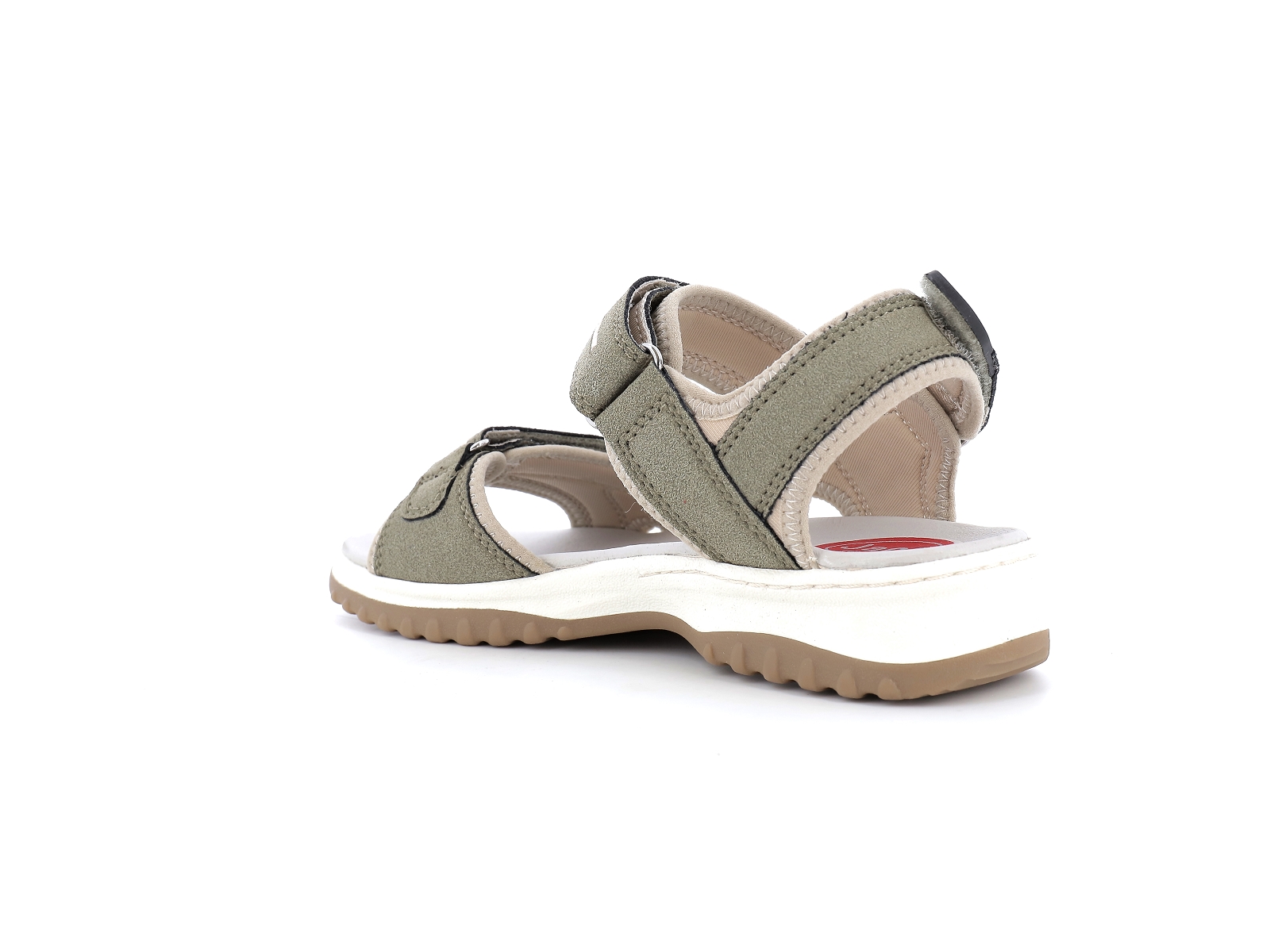 Jana  shoes-28766 Matières combinées Kaki