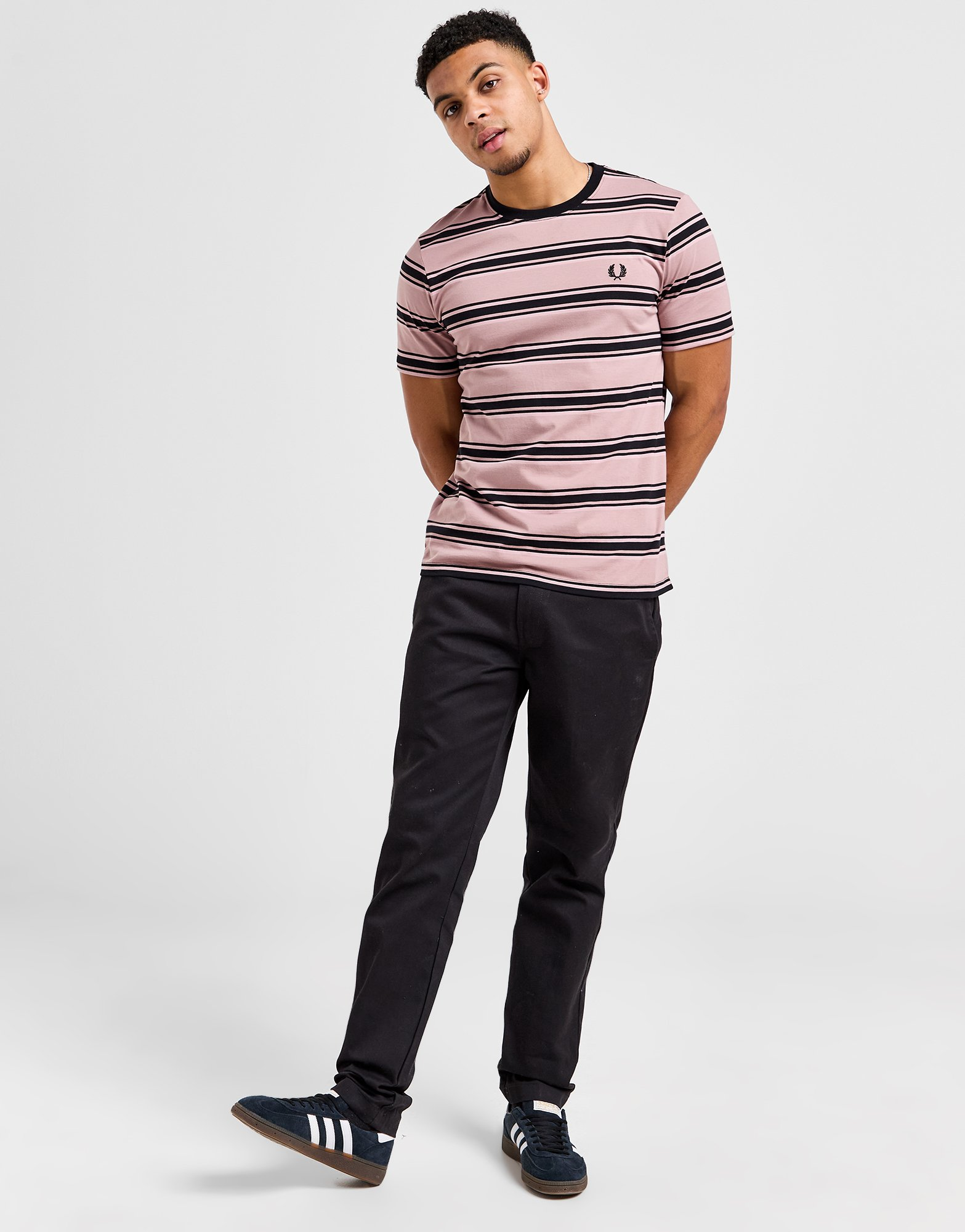Fred Perry T-shirt Rayé Homme