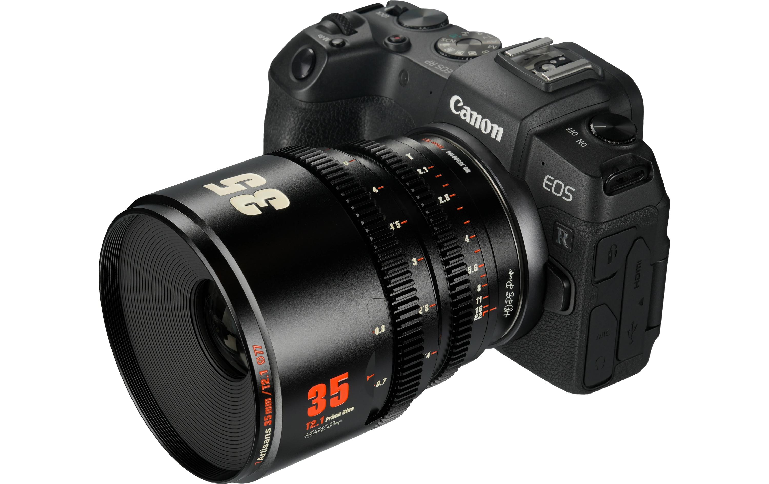 Festbrennweite 35mm T/2.1 – Canon RF<br>Kompaktes, leichtes Objektiv für Kameras mit Super35-Sensoren