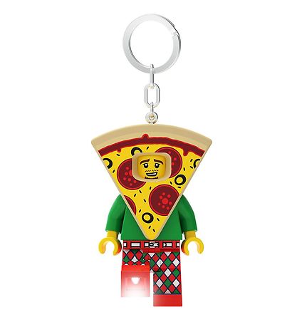LEGO® Schlüsselanhänger m. Taschenlampe - LEGO® Pizza Typ