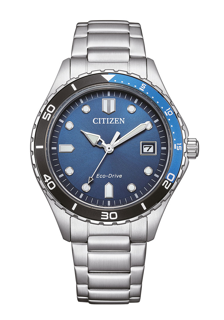 Citizen Eco Drive Herrenuhr Blau AW1821-89L