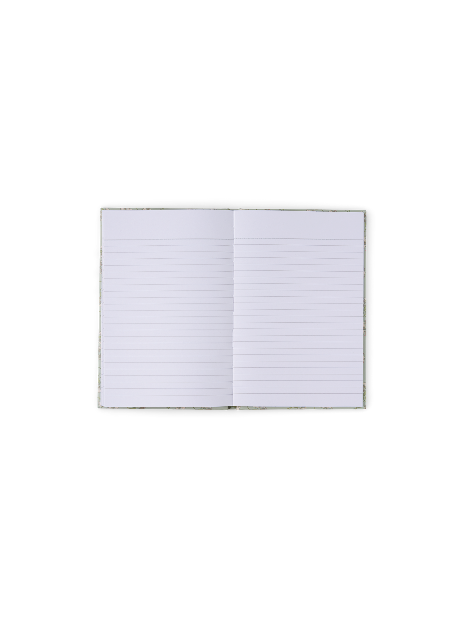 Hardcover notesbog med linjer A5 | Papir. A5. Linjeret. 160 sider. 70 gsm. | Dusty Green