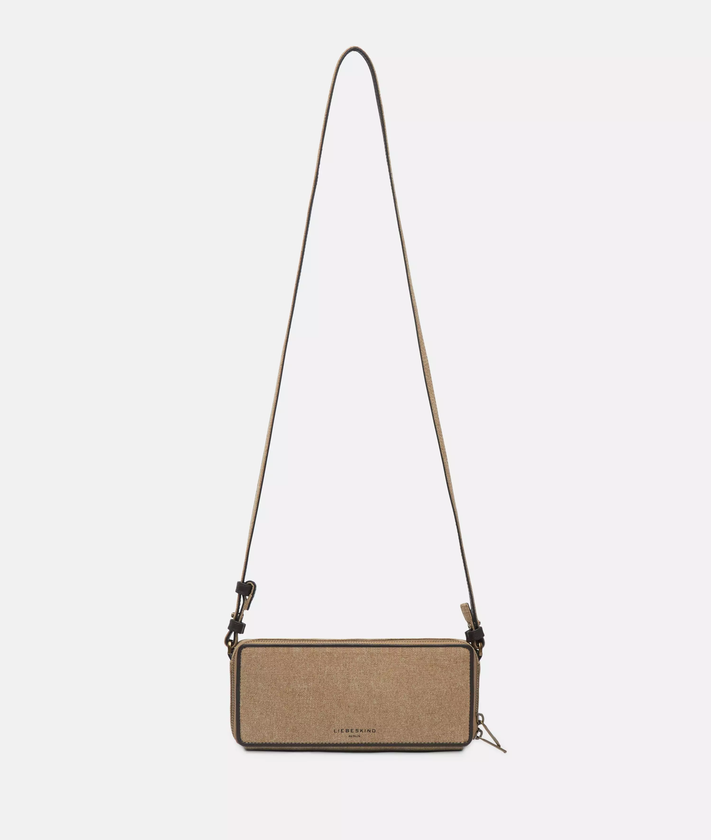 Denim Juno Crossbody XS Small denim shoulder bag with a characteristic wash