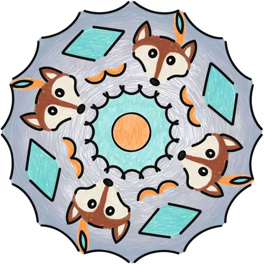 Ravensburger Midi Mandala-Designer Boho Style bunt