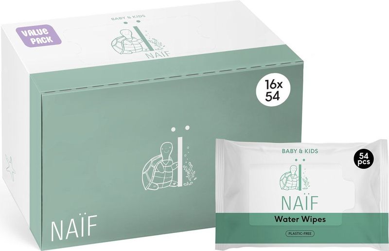 Naif - Billendoekjes - 16x54 - Plasticvrij - Dermatologisch Getest