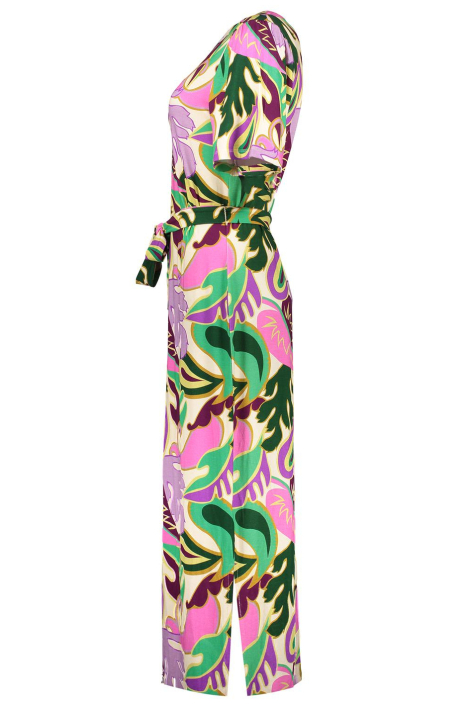 Geisha multi color dames jurk