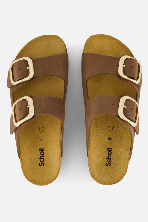 Scholl Noelle Sandalen bruin Nubuck