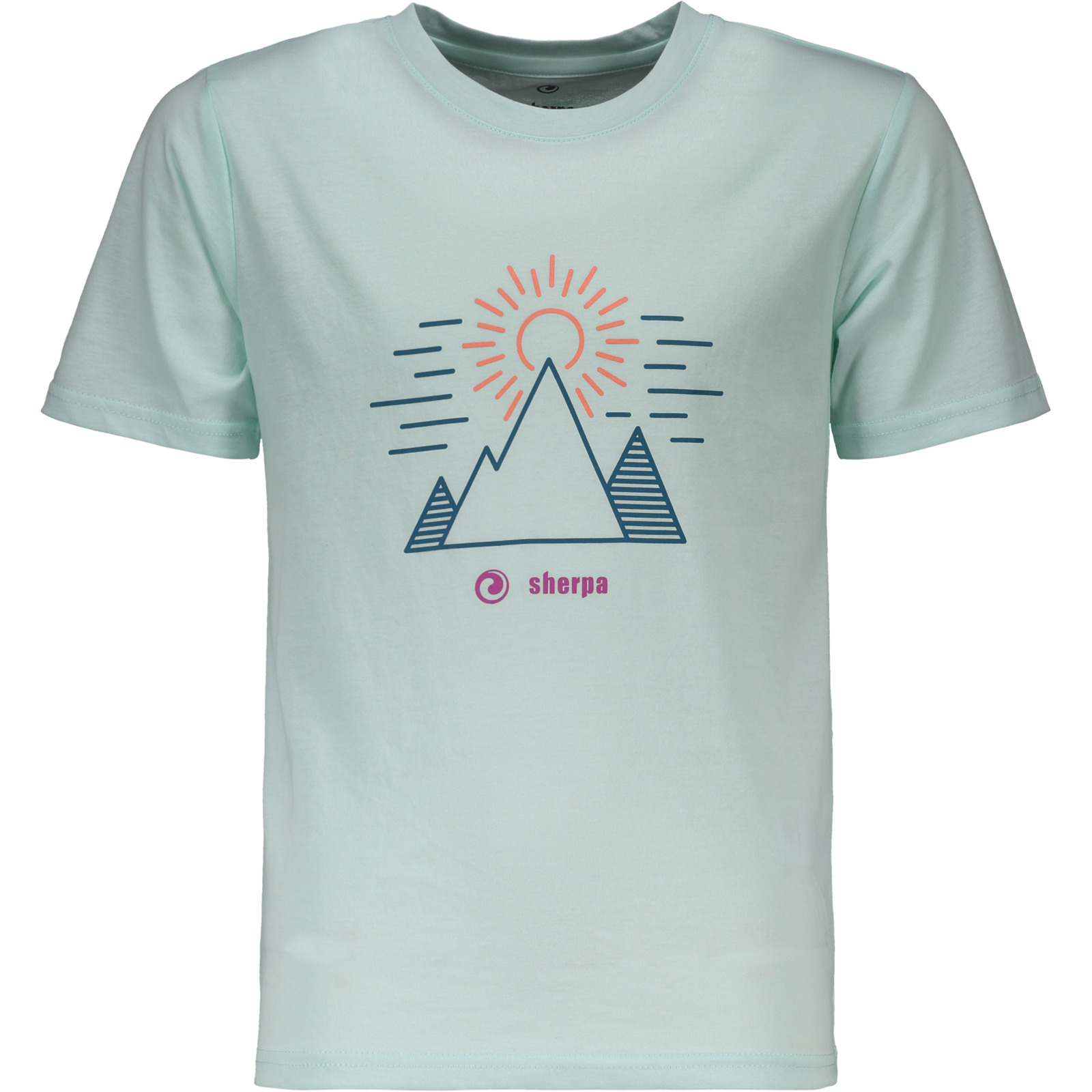 Sherpa Kinder-T-Shirt Yongzin türkis