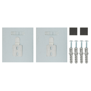 Haceka ophangset spiegel 2 stuks max. 6 kg8 x 10 cm metaal