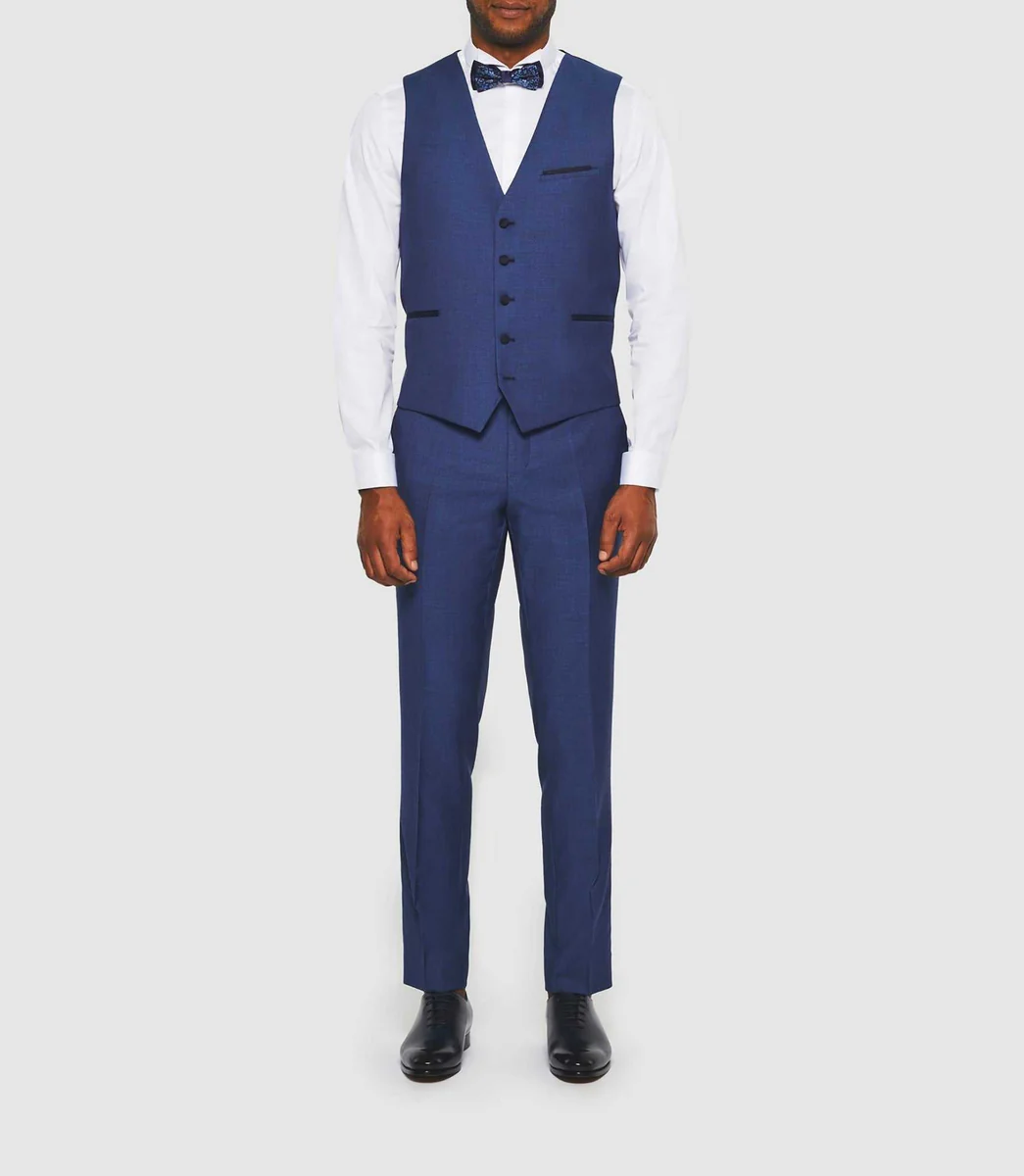 Gilet de costume bleu marine 