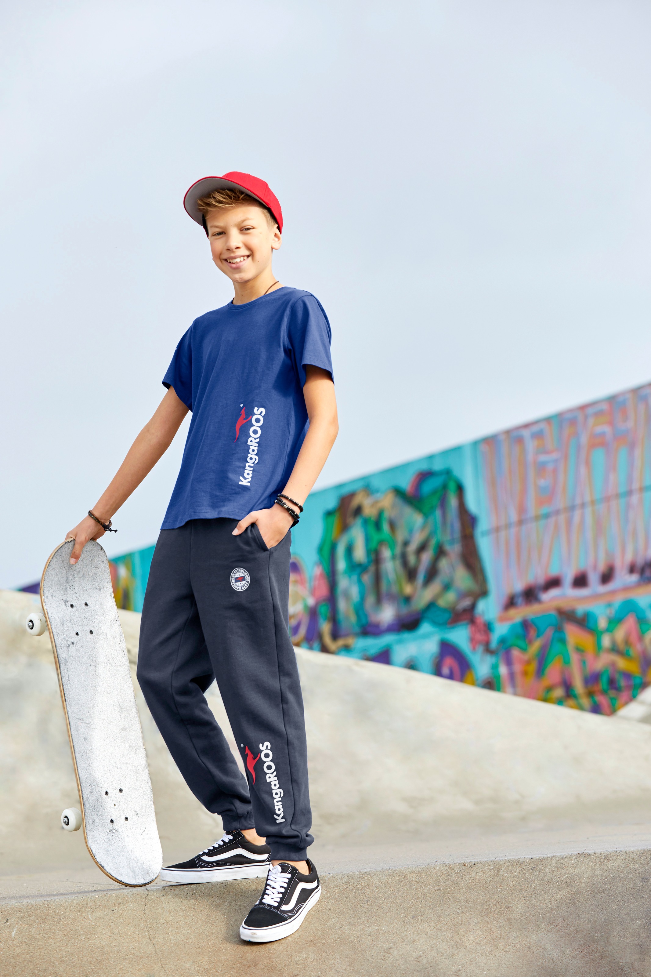 KangaROOS Sweathose »Jogginghose für Jungen«  Logo-Drucken