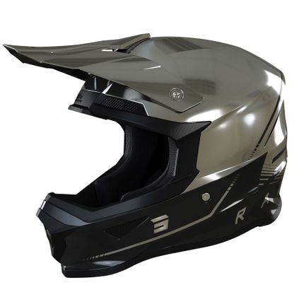 Casque cross Shot FURIOUS DRAW 3.0 - CHROME GLOSSY 2023 - Gris