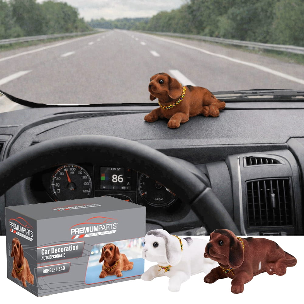 Chien qui hoche la tête - déco pour tableau de bord