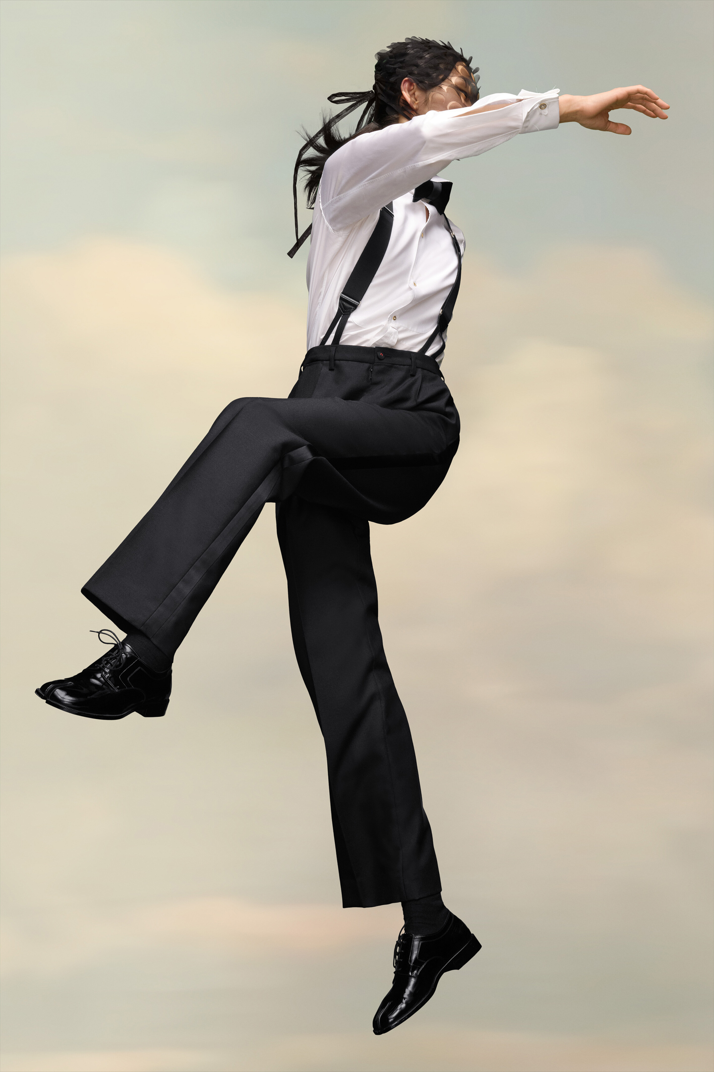 Pantalon en mohair anglais