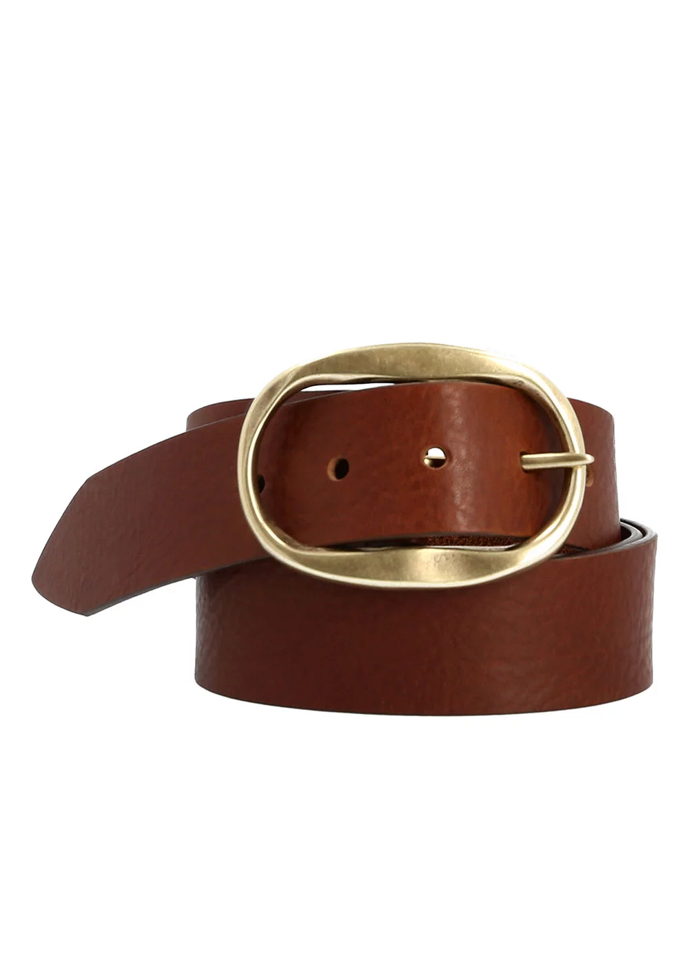 CEINTURON ANOUCHKA CUIR MARRON