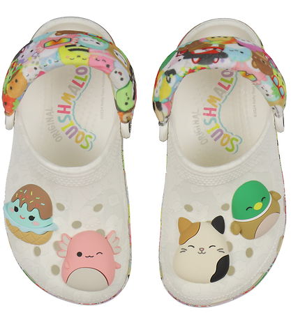 Crocs Sandalen - Classic+ Clog K - Weiß m. Squishmallows