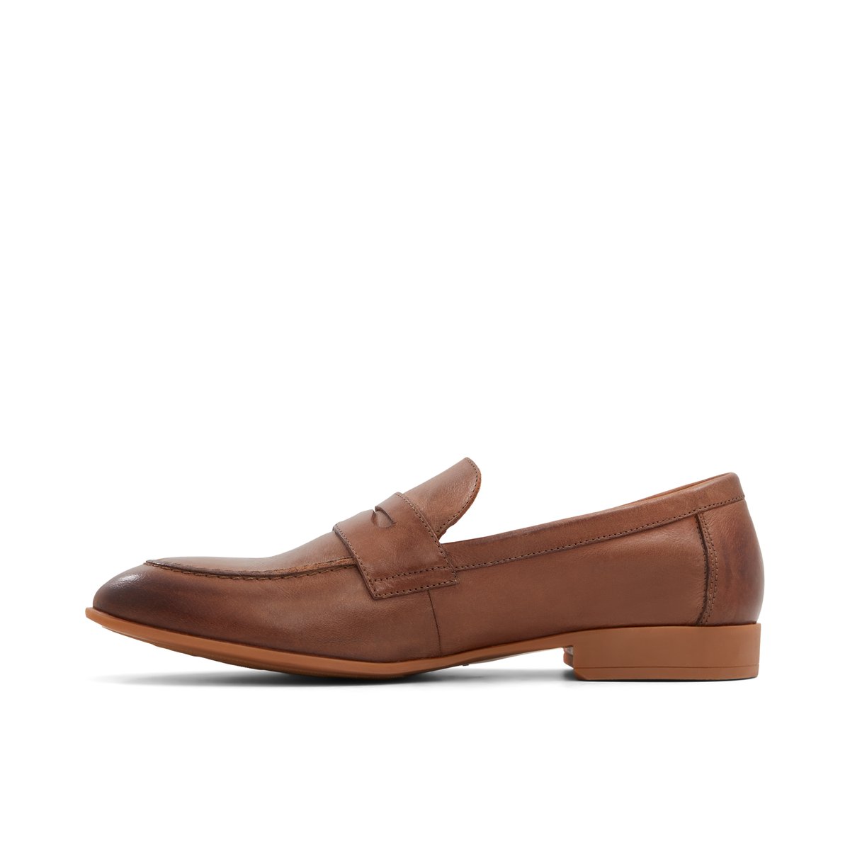 LUCA FERRI-Franco-Flâneurs habillés - Talon plat - Cognac