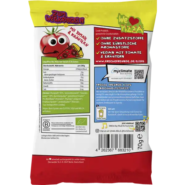 Kids Bio Toms & DIKKAs Knusper Kringel Pizza Style