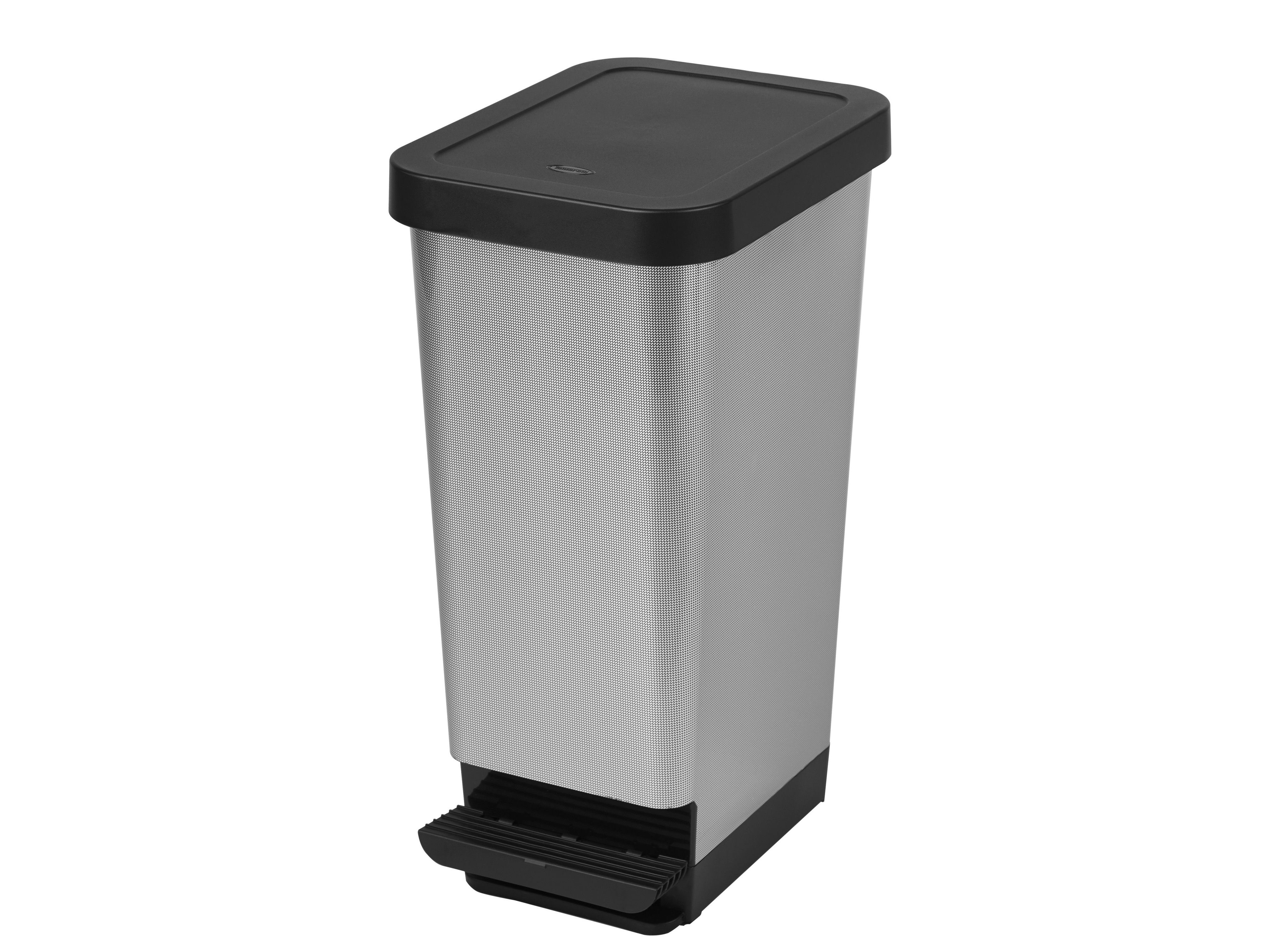 BALDE LIXO COM PEDAL ACTUEL RETRÁCTIL 45L
