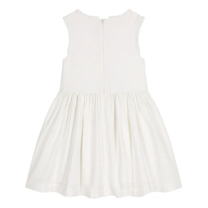 Petit Bateau Robe Meora Gauffrée | Ecru