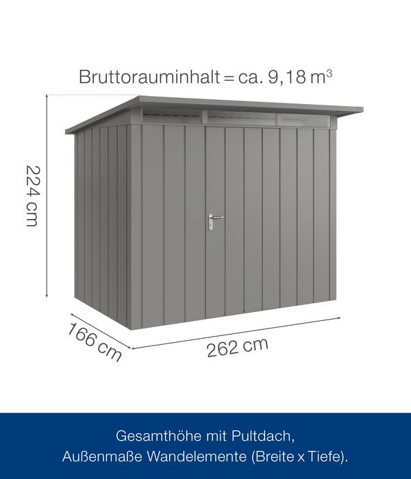 Hörmann Metallgerätehaus Juno JPD8 M-Sk