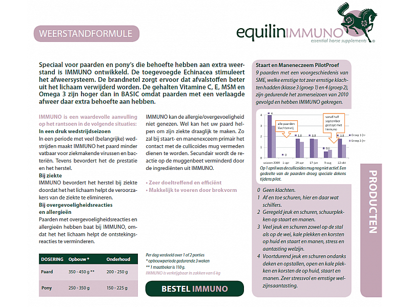 Equilin Immuno Paard 6 kg