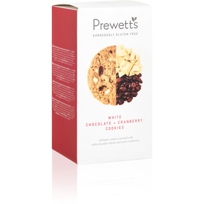 Prewetts White chocolate & cranberry cookies