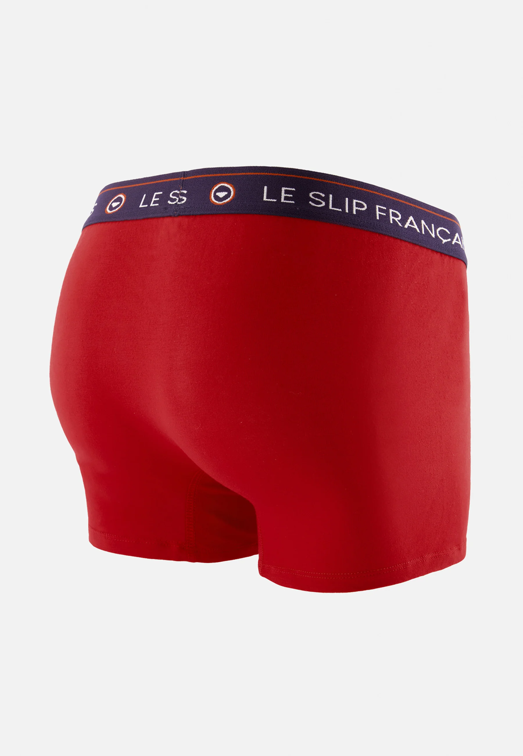 Boxer en coton-Redoutable Rouge Cerise Buche De Noel