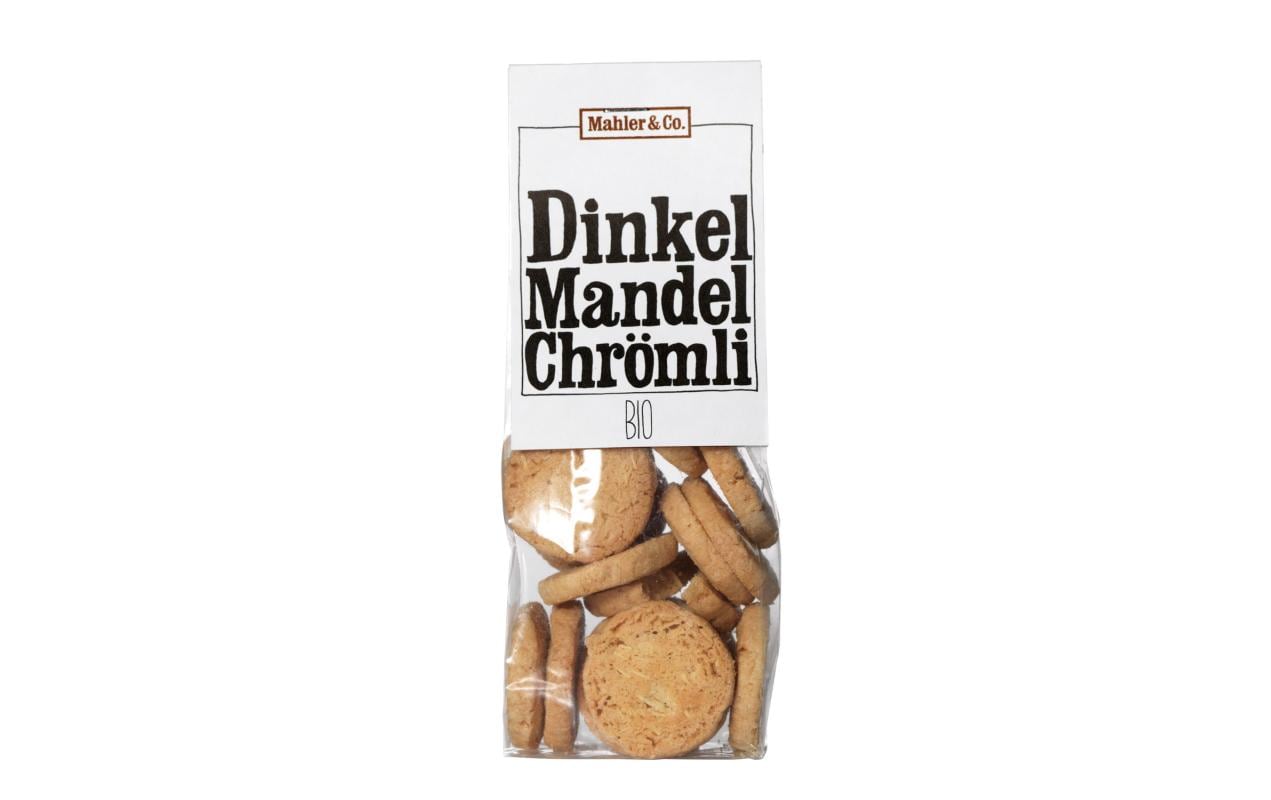 Gebäck Bio Dinkel-Mandelchrömli 100 gMandelguetzli aus Bio-Dinkel